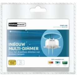 Dimmers|Inbouw Schakelmateriaal > KlikAanKlikUit Multi Inbouwdimmer ACM-100