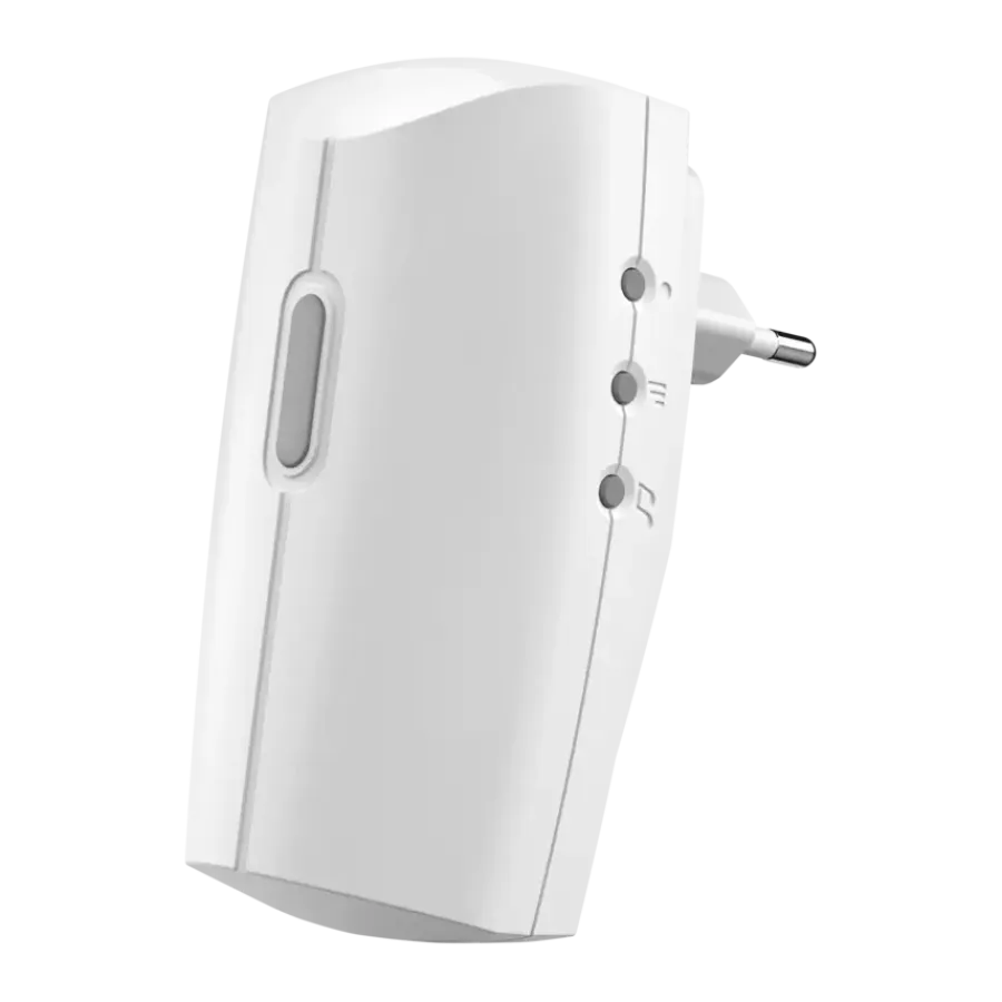 Intercoms & Deurbellen|Elektronische Beveiliging > KlikAanKlikUit Plug-in draadloze deurbel ACDB-8000C