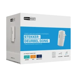 Intercoms & Deurbellen|Elektronische Beveiliging > KlikAanKlikUit Plug-in draadloze deurbel ACDB-8000C