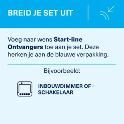 Draadloze Schakelaars|Schakelaars > KlikAanKlikUit Schakelset APC2-2300R met Afstandsbediening en 2x Stopcontactschakelaar