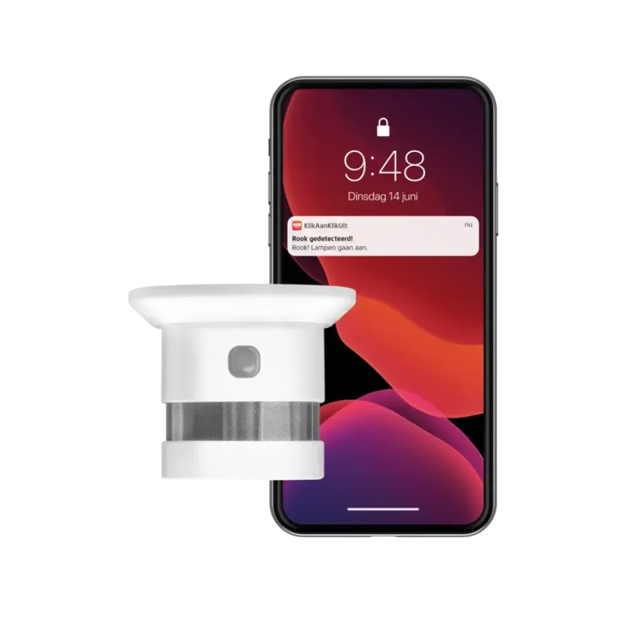 Rookmelders|Brandpreventie > KlikAanKlikUit Trust Smart Home ZSDR-850 Rookmelder Draadloos