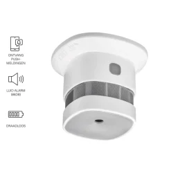 Rookmelders|Brandpreventie > KlikAanKlikUit Trust Smart Home ZSDR-850 Rookmelder Draadloos