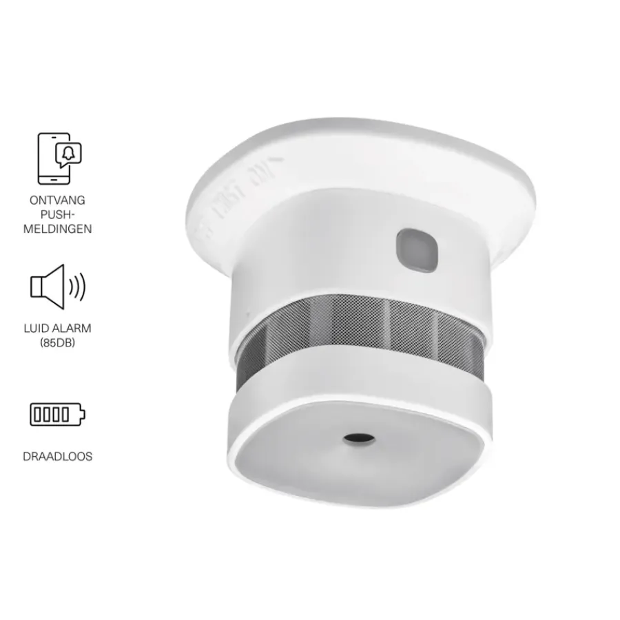 Rookmelders|Brandpreventie > KlikAanKlikUit Trust Smart Home ZSDR-850 Rookmelder Draadloos