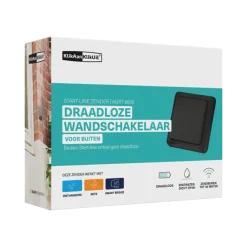 Draadloze Schakelaars|Schakelaars > KlikAanKlikUit Wandschakelaar AGST-8800 Grijs Buiten
