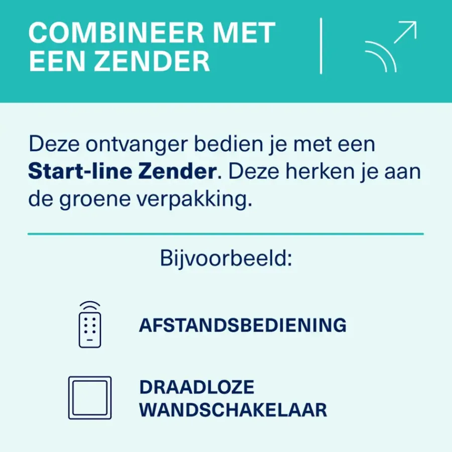 Draadloze Schakelaars|Schakelaars > KlikAanKlikUit Zonweringsschakelaar ASUN-660
