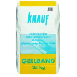 Gips (pleister)|Steen- & Betonreparatie > Knauf Geelband hechtschuurgips 25 kg