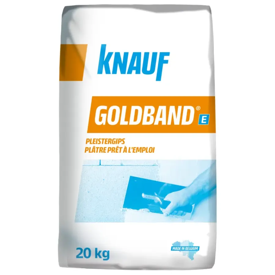 Gips (pleister)|Steen- & Betonreparatie > Knauf Goldband E 20 kg