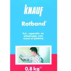 Gips (pleister)|Steen- & Betonreparatie > Knauf Rotband 0,8 kg