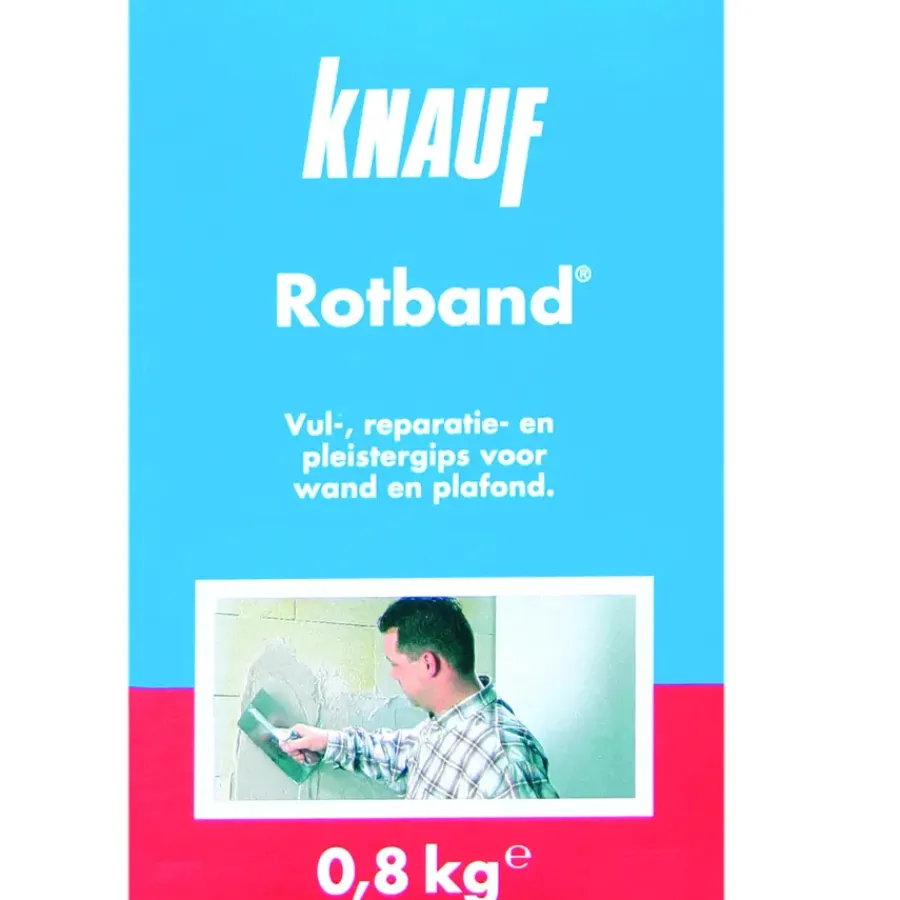 Gips (pleister)|Steen- & Betonreparatie > Knauf Rotband 0,8 kg