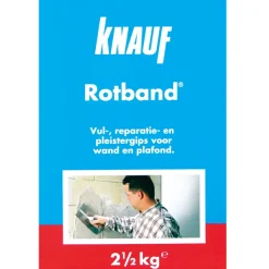 Gips (pleister)|Steen- & Betonreparatie > Knauf Rotband 2,5 kg