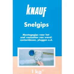 Gips (pleister)|Steen- & Betonreparatie > Knauf snelgips 1 kg