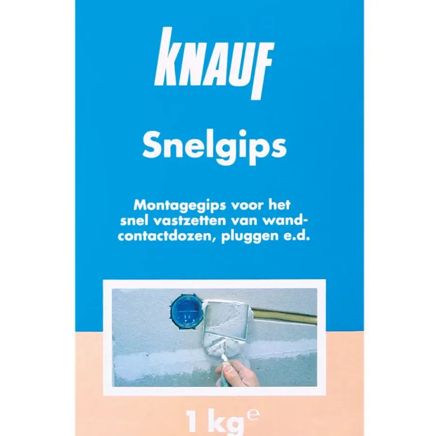 Gips (pleister)|Steen- & Betonreparatie > Knauf snelgips 1 kg
