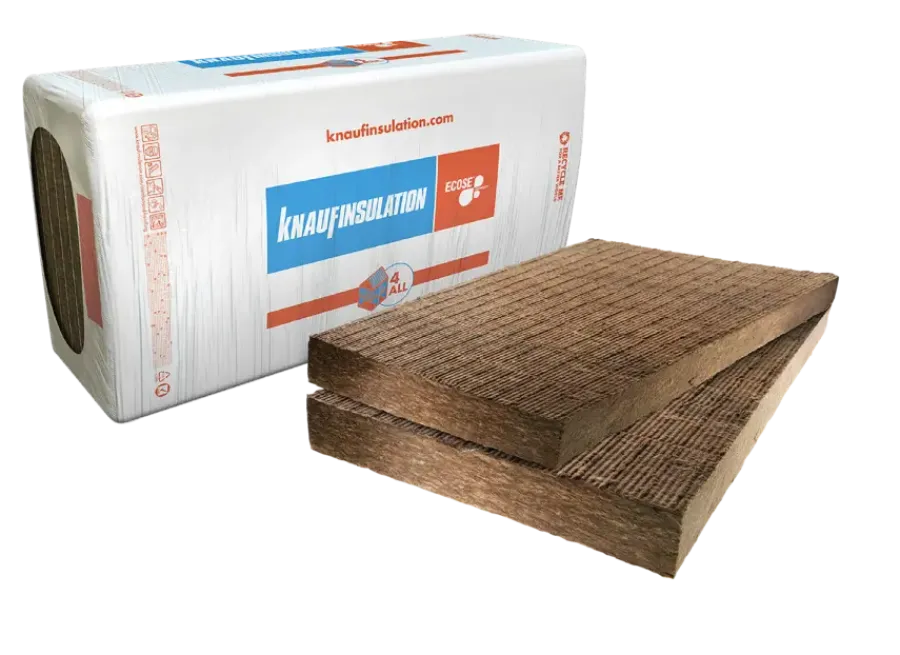 Muurisolatie > Knauf steenwol isolatieplaten 120x60cm, dikte 5cm (Rd1.4) 7,2m² 10st