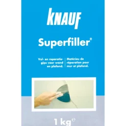 Gipsvuller|Allesvuller > Knauf Superfiller vul- en reparatiegips 1 kg