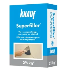 Gipsvuller|Allesvuller > Knauf Superfiller vul- en reparatiegips 2,5 kg
