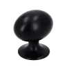 Knop Amber zwart 20mm