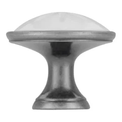 Knop Claudia wit 34mm