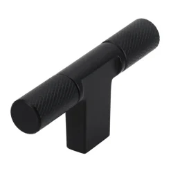 Knop Fez zwart 72 mm