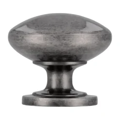 Knop Hilde tin look 32mm