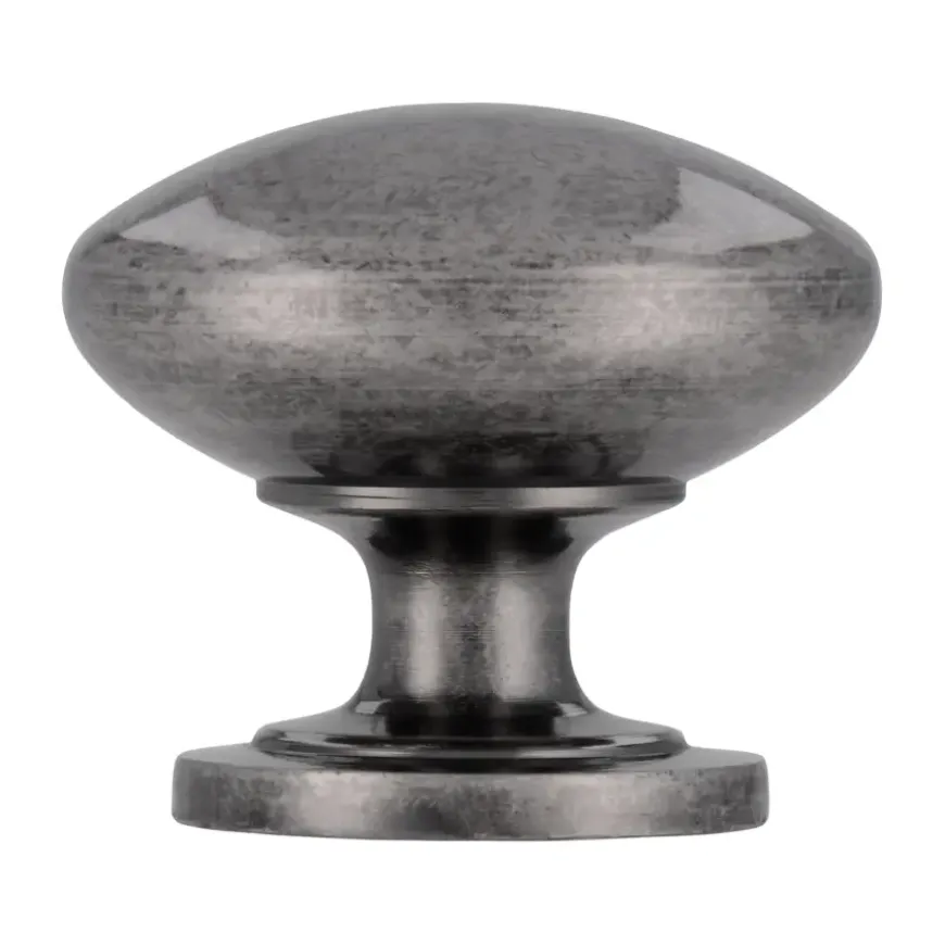 Knop Hilde tin look 32mm