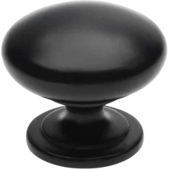 Knop Hilde zwart 32 mm