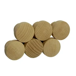 Knop Jasmijn beuken 30mm 6 stuks