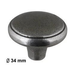 Knop Jaya tin look 34mm