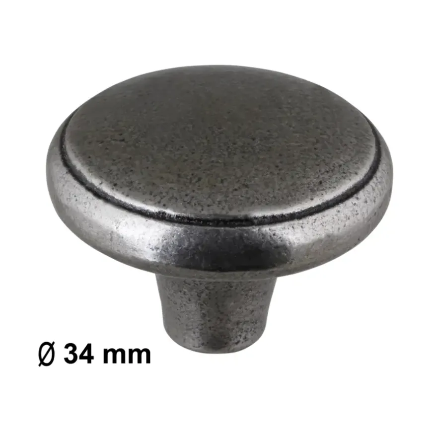 Knop Jaya tin look 34mm