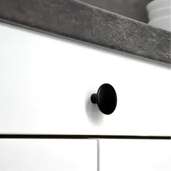 Knop Jelte zwart 30 mm