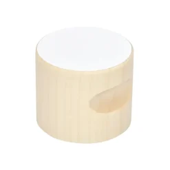 Knop Mats wit 48mm