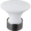 Knop Ovaal wit 32mm