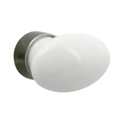 Knop Ovaal wit 32mm