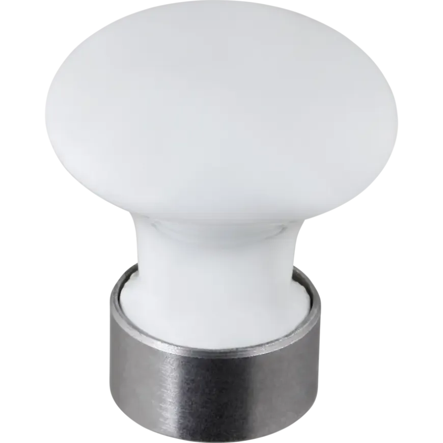 Knop Porselein wit 30mm