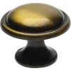Knop Quinty messing antiek 29mm