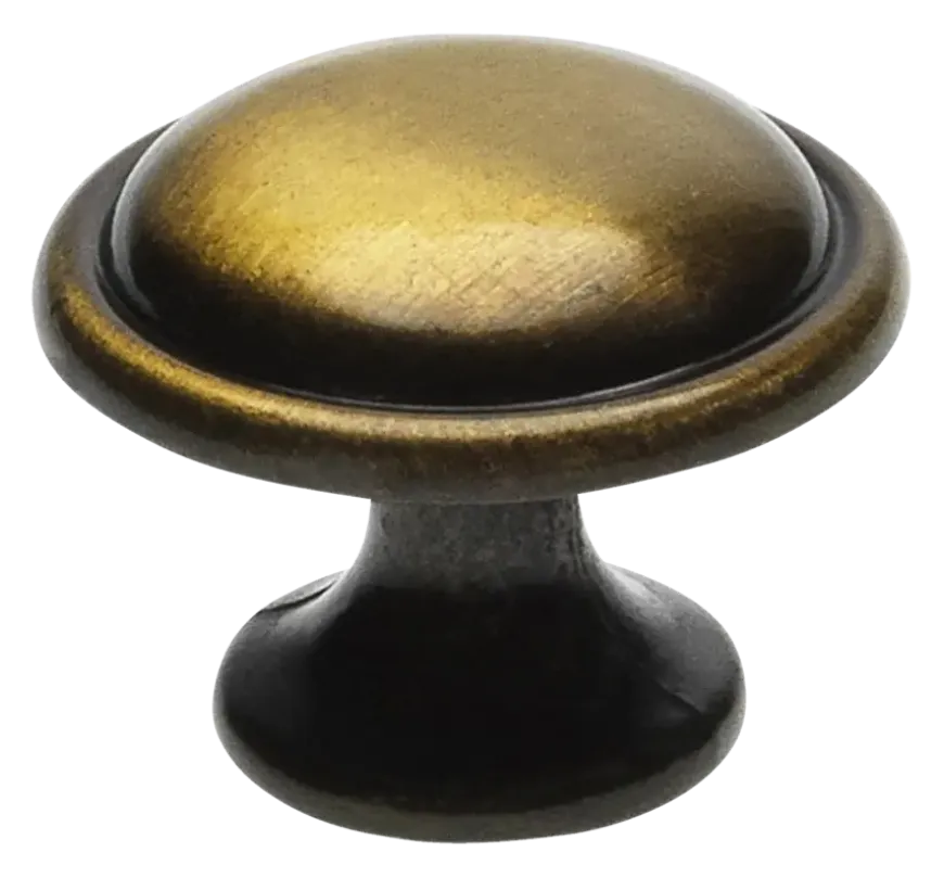 Knop Quinty messing antiek 29mm
