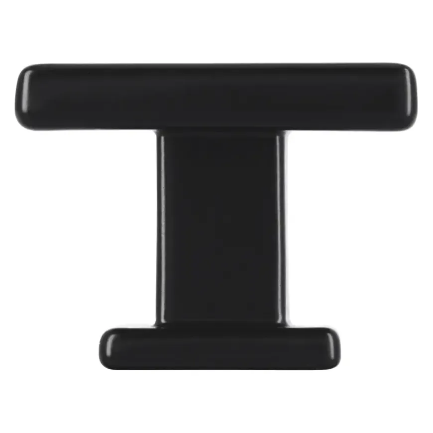 Knop Saar zwart 30mm