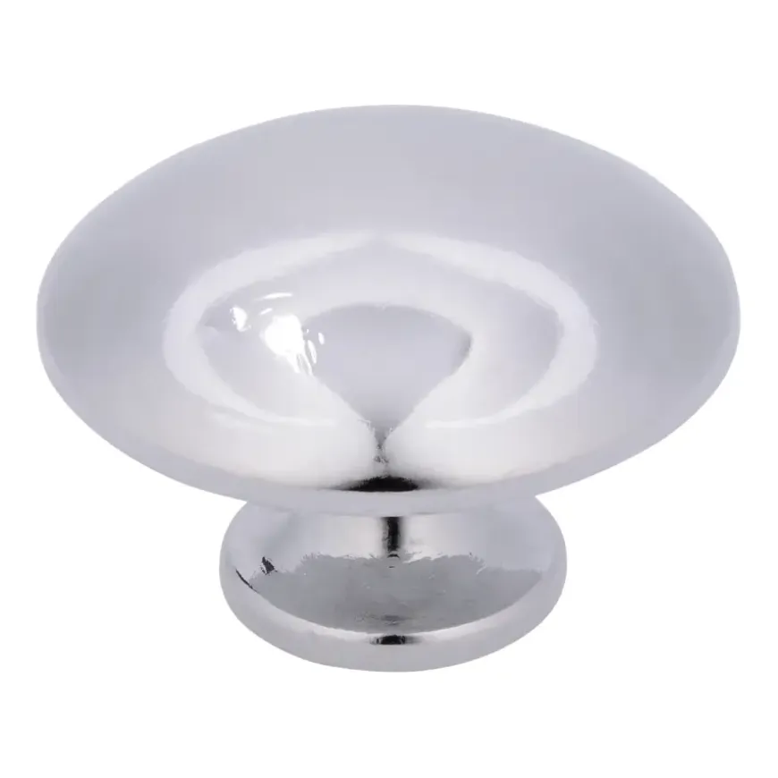 Knop Sophia chroom glans 35mm