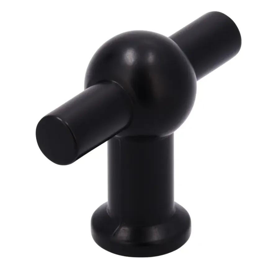 Knop Thea zwart 50mm