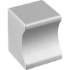 Knop Vierkant aluminium 19mm