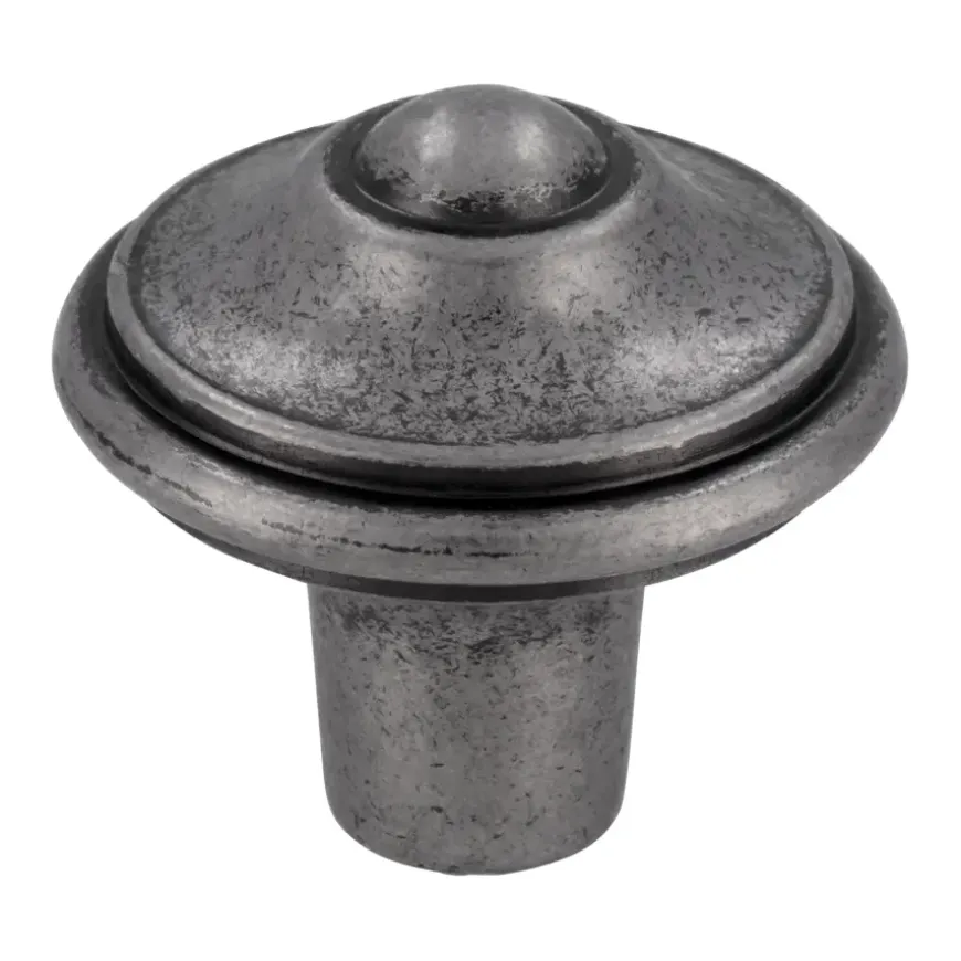 Knop Violet tin look 31mm