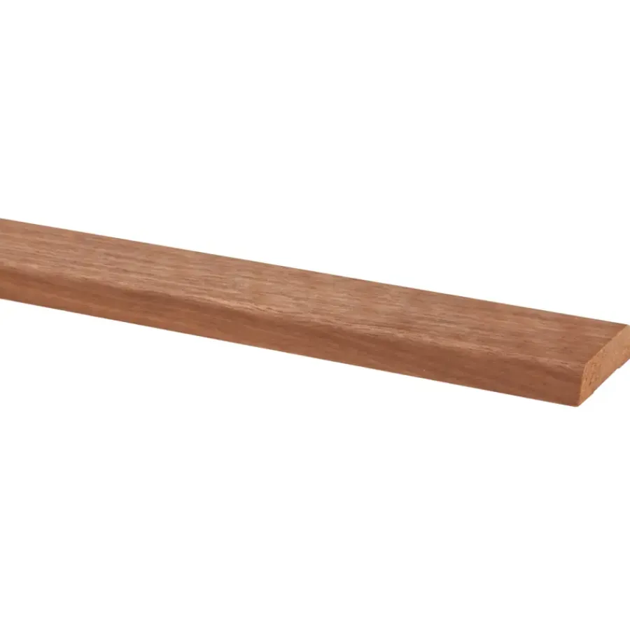 Houtenprofielen|Overgangsprofielen > Geen Koplat hardhout schuin 12x45 mm, lengte 270 cm