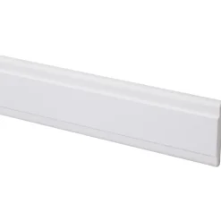 Houtenprofielen > Geen Koplat MDF klassiek wit gegrond 12x68mm 270cm