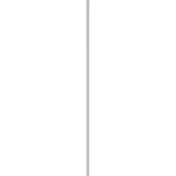 Houtenprofielen > Geen Koplat MDF recht wit gegrond 12x45mm 270cm