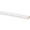 Houtenprofielen|Overgangsprofielen > Geen Koplat MDF schuin wit folie 12x37 mm lengte 260 cm