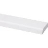 Houtenprofielen > Geen Koplat schuin grenen wit gelakt 12x45mm 270cm