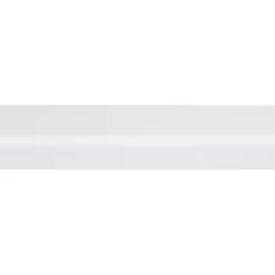 Houtenprofielen > Geen Koplat schuin grenen wit gelakt 12x34mm 270cm
