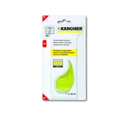 Overige Elektrisch Gereedschap Accessoires|Ruitenreinigers En Accessoires > Kärcher reinigingsmiddel concentraat Window Vac 20 ml 4 stuks