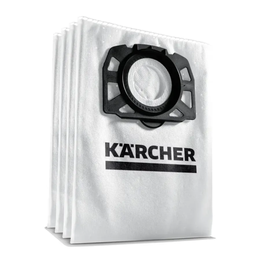 Overige Elektrisch Gereedschap Accessoires|Nat- En Droogzuigers > Kärcher stofzuigerzakken MV & WD 4/5/6 serie 4 stuks