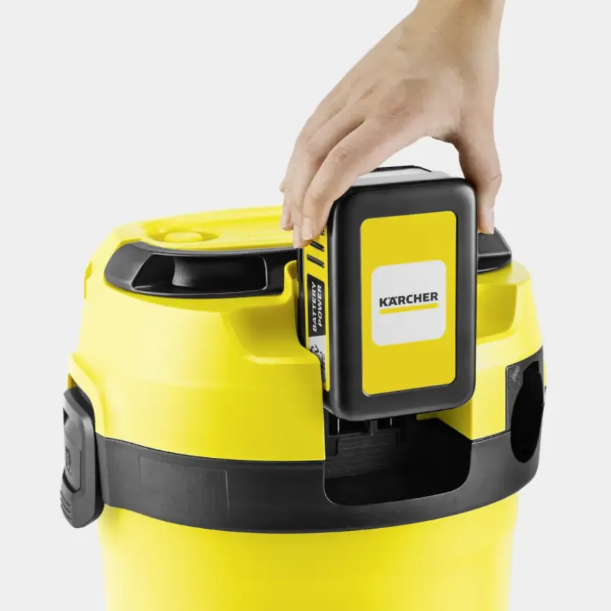 Kärcher 18V nat- en droogzuiger 17L WD3 (incl. 5.0Ah accu + oplader)