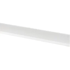Wandpanelen|Kunststofprofielen > Geen Kunststof afwerkprofiel wit zelfklevend 40x4 mm lengte 260 cm